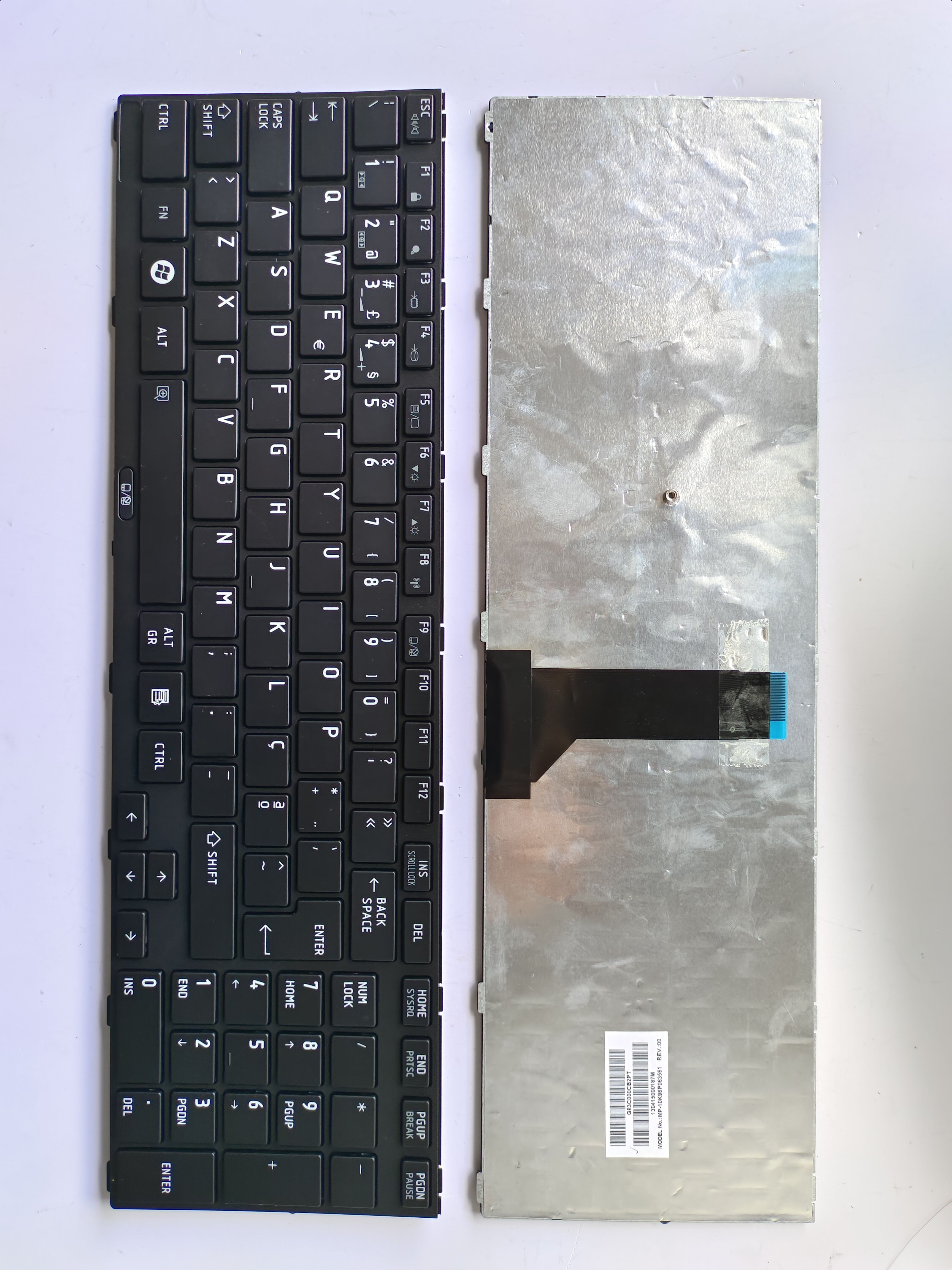 Picture of New Replacement Laptop Keyboard For TOSHIBA R850/R950/R960/R751/R752 BLACK FRAME BLACK PO Layout